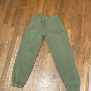 Brandy Melville Matcha Green Rosa Sweatpants